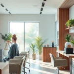 Transform your look at Omnia Salon with vibrant hairstyles and professional care.